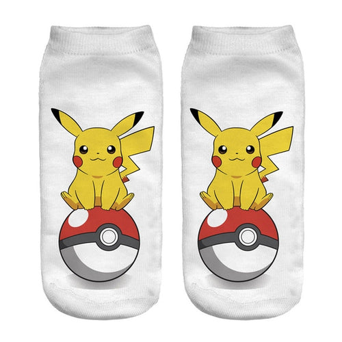 Socquettes Pokémon : Pikachu Pokéball