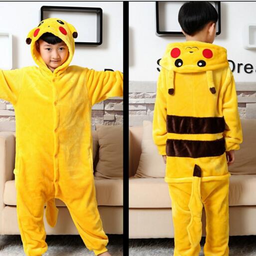 Pyjama Combinaison Pokemon Pikachu Bébé Déguisement Kigurumi