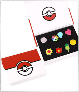 Badges Pokemon Ligue Indigo à Kanto - Pokémon Jaune, Bleu, Rouge