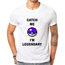 Charger l&#39;image dans la galerie, T-shirt Catch me I&#39;m legendary Master Ball