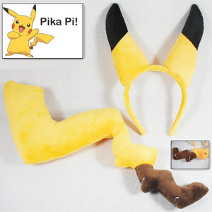 Déguisement Pokémon Pikachu oreilles et queue accessoires
