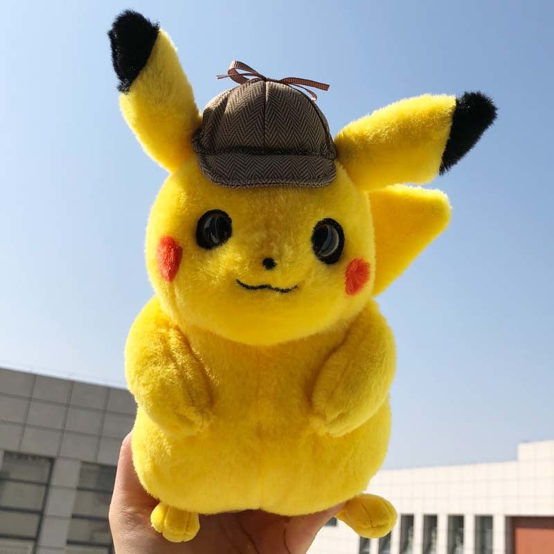 Peluche de 20 cm Pokémon Détective Pikachu – avec son 