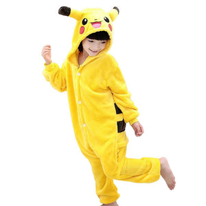 Déguisement Pikachu Classique à Capuche Enfant