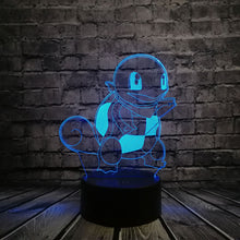 Charger l&#39;image dans la galerie, Lampe 3D Pokémon Carapuce