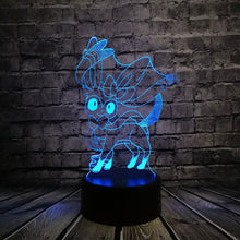 Charger l&#39;image dans la galerie, Lampe 3D Pokémon Nymphali