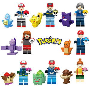 Lot de 7 dresseurs Pokémon en Lego