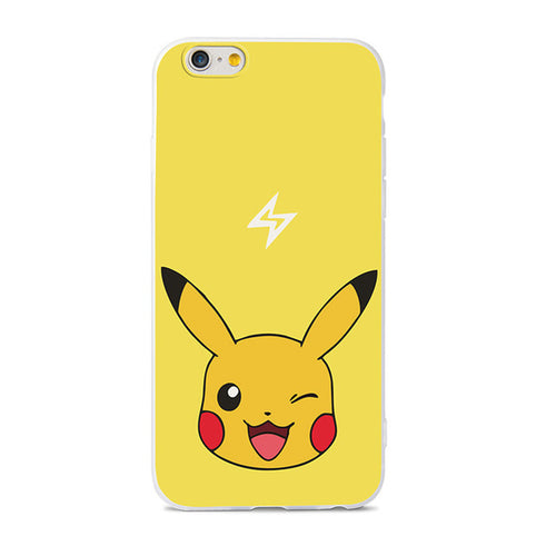 Coque iPhone Pikachu Pokémon Eclair foudre