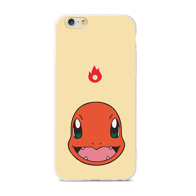 Coque iPhone Salamèche Pokémon feu