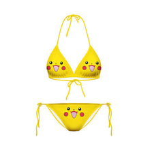Charger l&#39;image dans la galerie, Maillot de bain bikini Pikachu jaune Pokémon