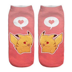 Socquettes Pokémon : Pikachu Love