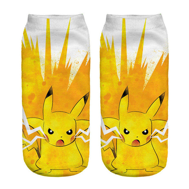 Socquettes Pokémon : Pikachu Éclair