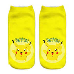 Socquettes Pokémon : Pikachu Joyeux