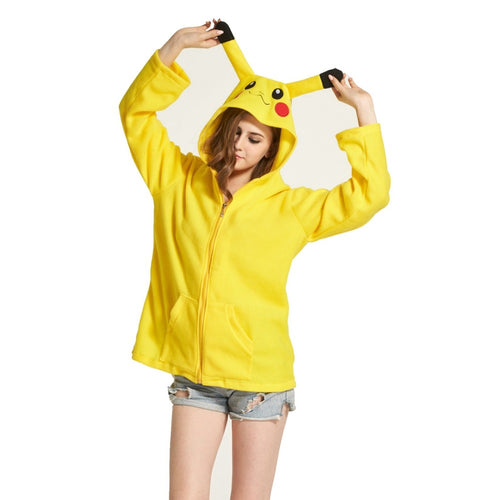 Sweat Pikachu jaune à zip Pokémon