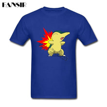 Charger l&#39;image dans la galerie, T-shirt bleu Héricendre en flamme Starter Pokémon 2ème génération