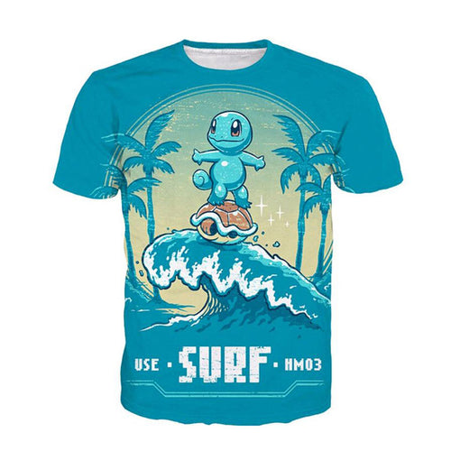 T-shirt Carapuce Surf sur sa carapace